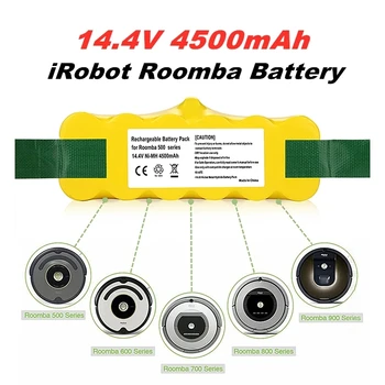 14,4 V 9500mAh už iRobot Roomba Akumuliatorius iRobot Roomba Dulkių siurblys 500 530 570 580 600 630 650 700 Įkraunama Baterija
