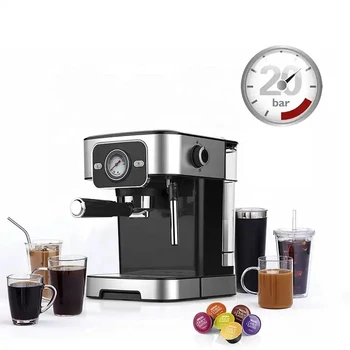 20 Bar Nerūdijančio Plieno Namų ūkio Skaitmeninių Elektros Professional Smart kavos aparatas