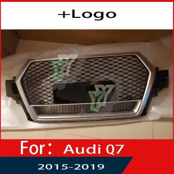 Audi Q7/Q7L 2015 2016 2017 2018 2019 Automobilio Bamperio Grotelių Centre Skydelio Stilius Viršutinės Grotelės (Keisti RSQ7 stilius)