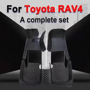 Automobilių Kilimėliai Toyota RAV4 Ne Hibridinis 2013 2014 2015 2016 2017 2018 2019 Custom Auto Pėdų Pagalvėlės, Interjero Priedai