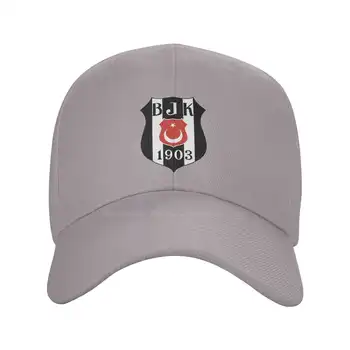 Besiktas logotipas Spausdinti Grafinis Atsitiktinis Džinsinio audinio kepurė Megzta kepurė Beisbolo kepuraitę