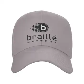 Brailio Baterija Logotipas Spausdinti Grafinis Atsitiktinis Džinsinio audinio kepurė Megzta kepurė Beisbolo kepuraitę