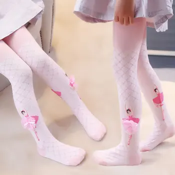 mergaičių pėdkelnės grynos medvilnės megzti kojinę kūdikių pėdkelnės vaikams baleto mergaičių šokių baltos kojinės