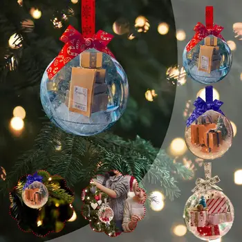 Mini Pakuotes, Aišku, Papuošalai Kalėdų Kamuolys Mini Express Box Ornamentu Kalėdų Eglutės Puošmena Kalėdos Office Namų Dekoro
