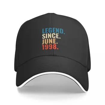 Naujas Legenda Nuo 1998 m. birželio Retro Vintage Beisbolo kepuraitę Naują Skrybėlę gimtadienio Golfo Bžūp Trucker Bžūp Moterų Paplūdimio Mados vyriški
