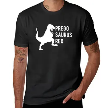 Naujas Pregosaurus Rex Motinystės Nėščia Marškinėliai Juokinga Dinozaurų Babyshower Marškinėliai Palaidinė hipis drabužiai, drabužiai vyrams