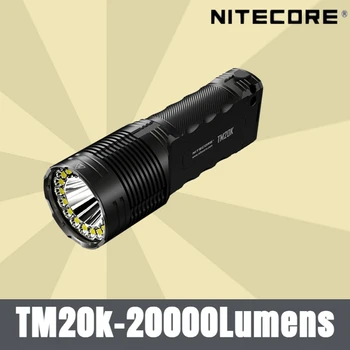 NITECORE TM20K 20000Lumens LED Žibintuvėlis QC Greitas USB Įkrovimo įmontuota Baterija Baltos Šviesos Prožektorius Žibintuvėlis