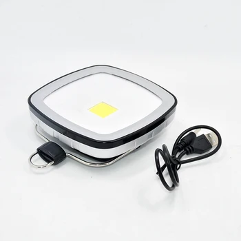 Saulės Kempingas Lempa LED Avarinis USB Baterija Lauko Žibintai Žibintuvėlis