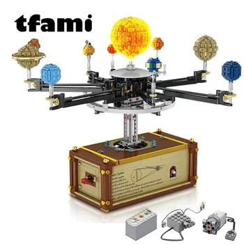 TFAMI Saulės Sistema Visatos Pasaulyje modelių Kūrimo Blokai Žemės Planeta Marsas SS Plytų Kosmoso Mokslo Švietimo Žaislas Vaikams, Žaislai