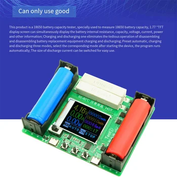ABS Cilindro Baterijos Talpa Testeris, Skaitmeninis LCD Ekranas Detektorius