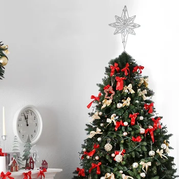 Kalėdų Aštuonkampis Tree Top Star Helovinas Dekoracijas Patalpų Formos, Kaustytomis Geležies