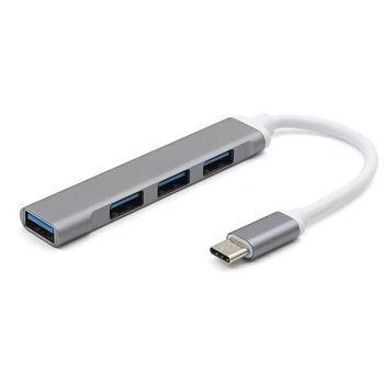 USB C HUB 3.0 C Tipo 3.1 4 Port Multi Adapteris, Splitter OTG, kad 