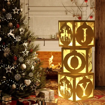 Kalėdų Skaidri Dėžutė Papuošalų Linksmų Kalėdų Dekoracija Namuose 2023 Navidad Noel Kalėdų Eglučių Papuošalai Dekoro Naujųjų Metų